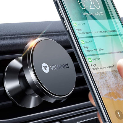 Vacuum Magnetic Suction Phone Holder – 360° Strong Magnet Phone Holder